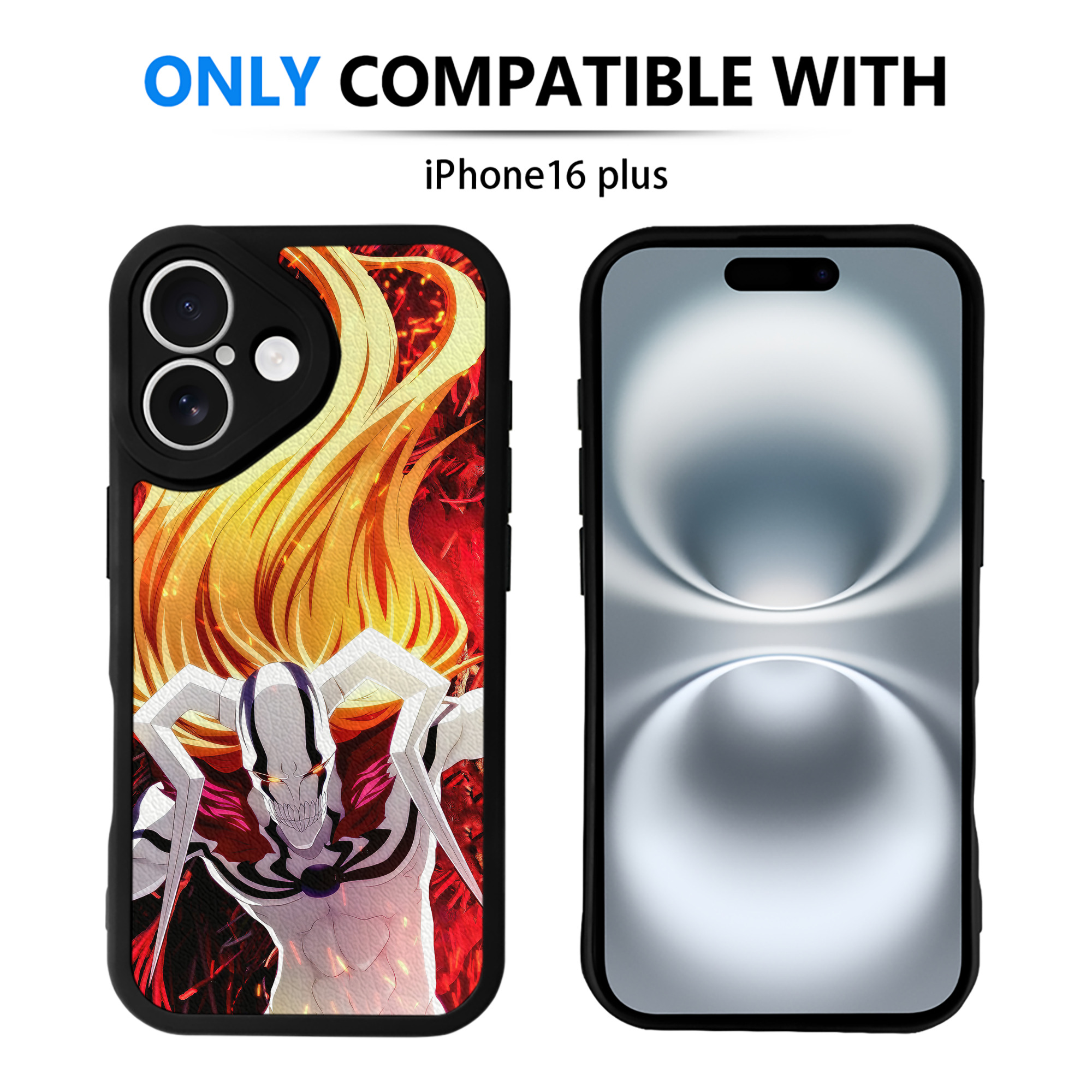 （画像用） ブリーチ BLEACH 【iPhone 16シリーズ対応】シリコンスマホケース（レザー調） 材質：シリコン